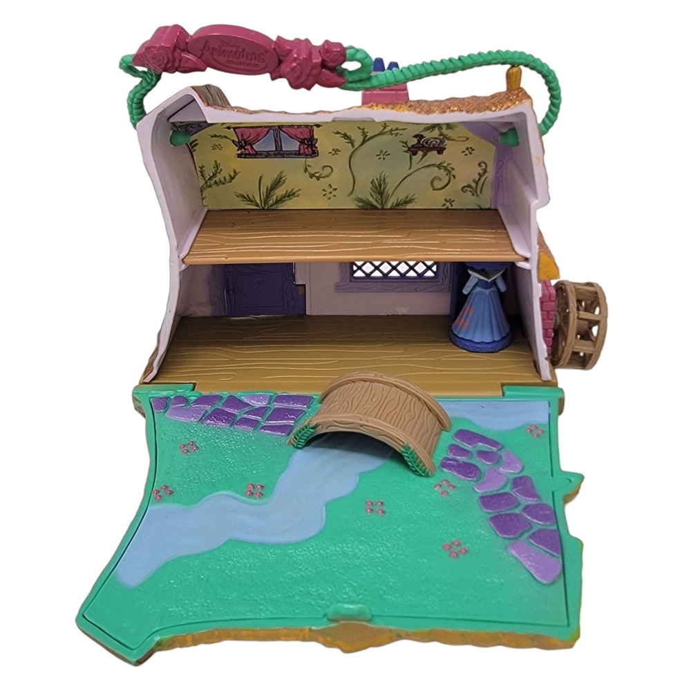 Disney Animators Collection‎ Littles Sleeping Beauty Aurora Cottage Mini Playset - Picture 3 of 15